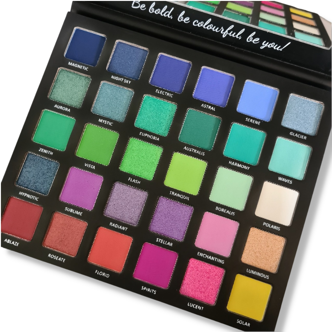 Northern Lights Eyeshadow palette Gelina Cosmetics