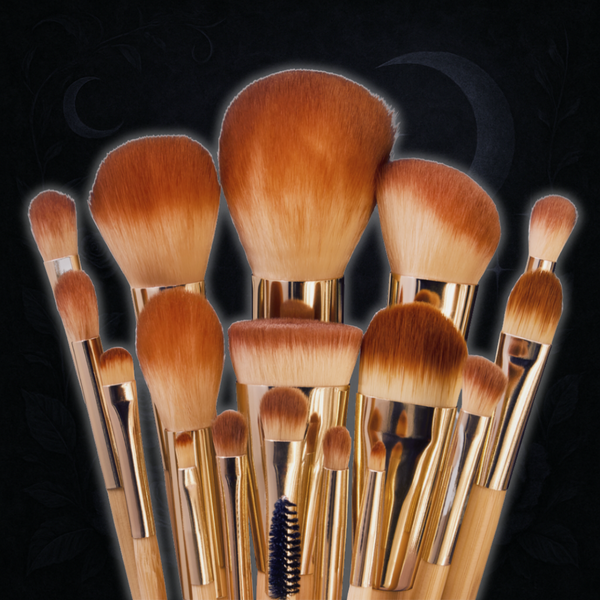 Professional 18 Piece Bamboo Makeup Brush Set