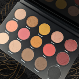 Twin soul vegan eyeshadow palette open showing 15 shades matte and shimmer